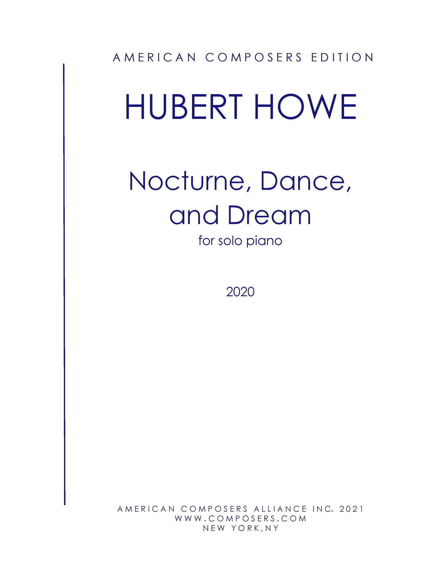 Nocturne, Dance, and Dream