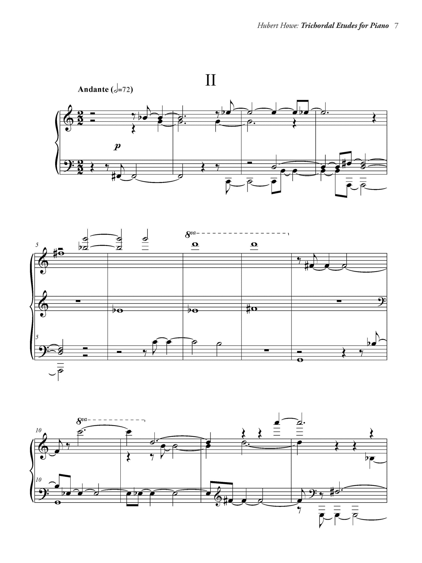 TRICHORDAL ETUDES