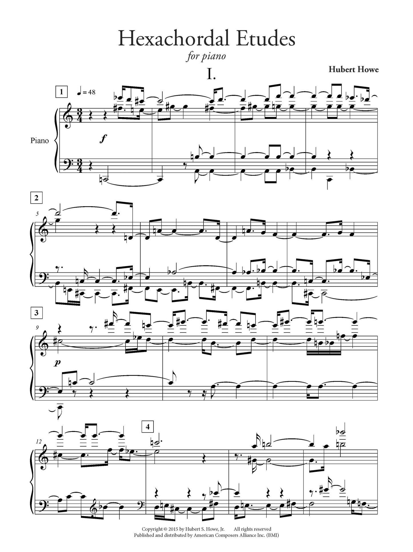 Hexachordal Etudes