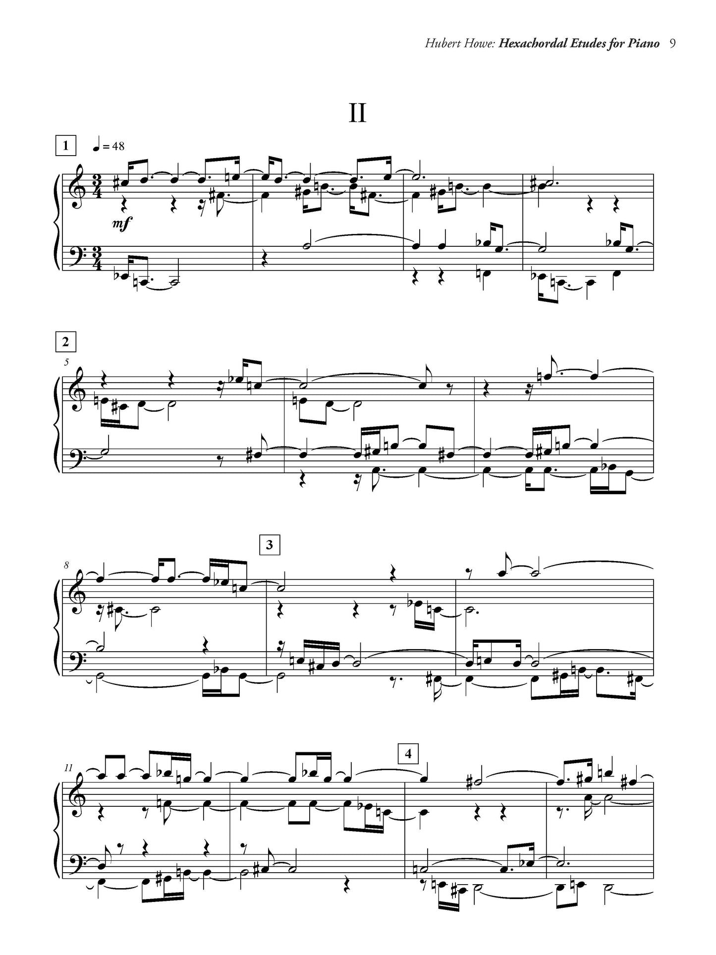 Hexachordal Etudes