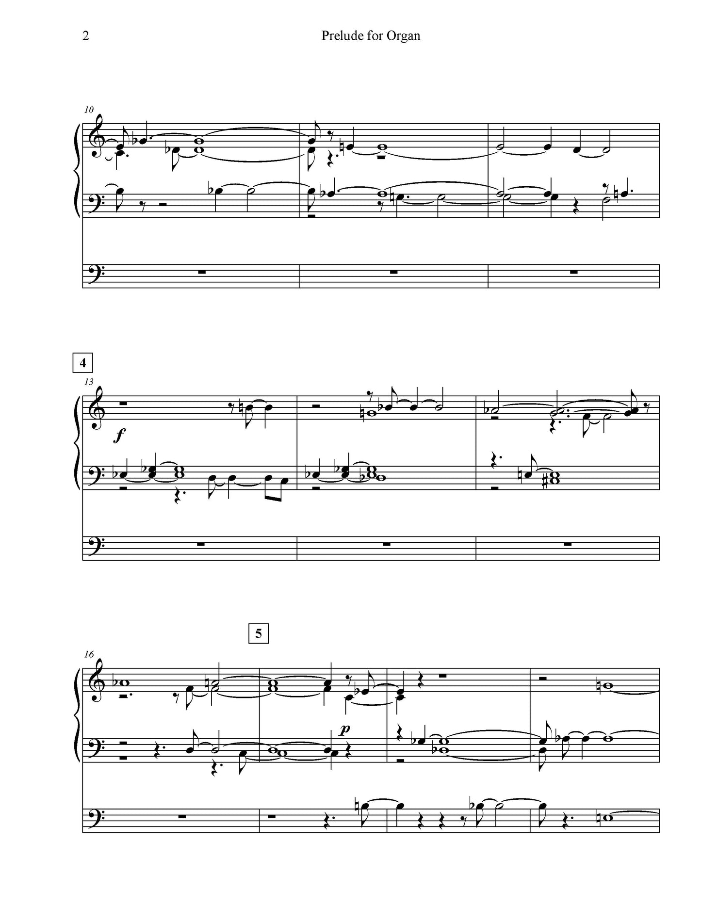 Prelude for Organ