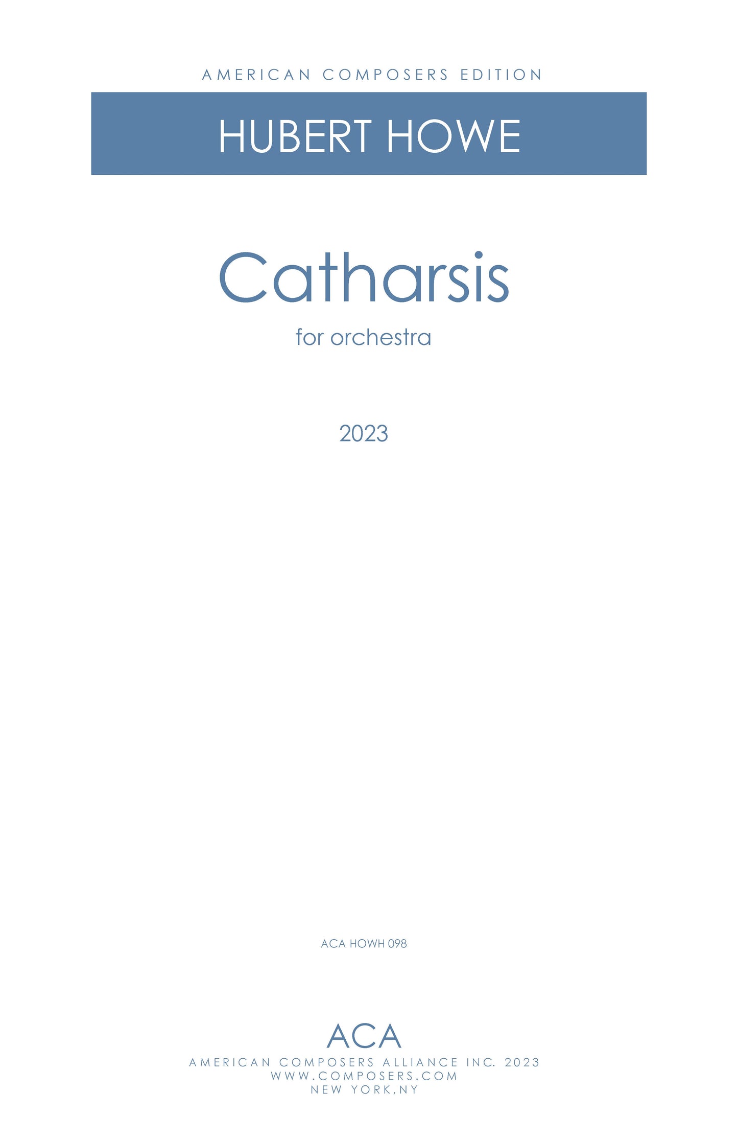 Catharsis