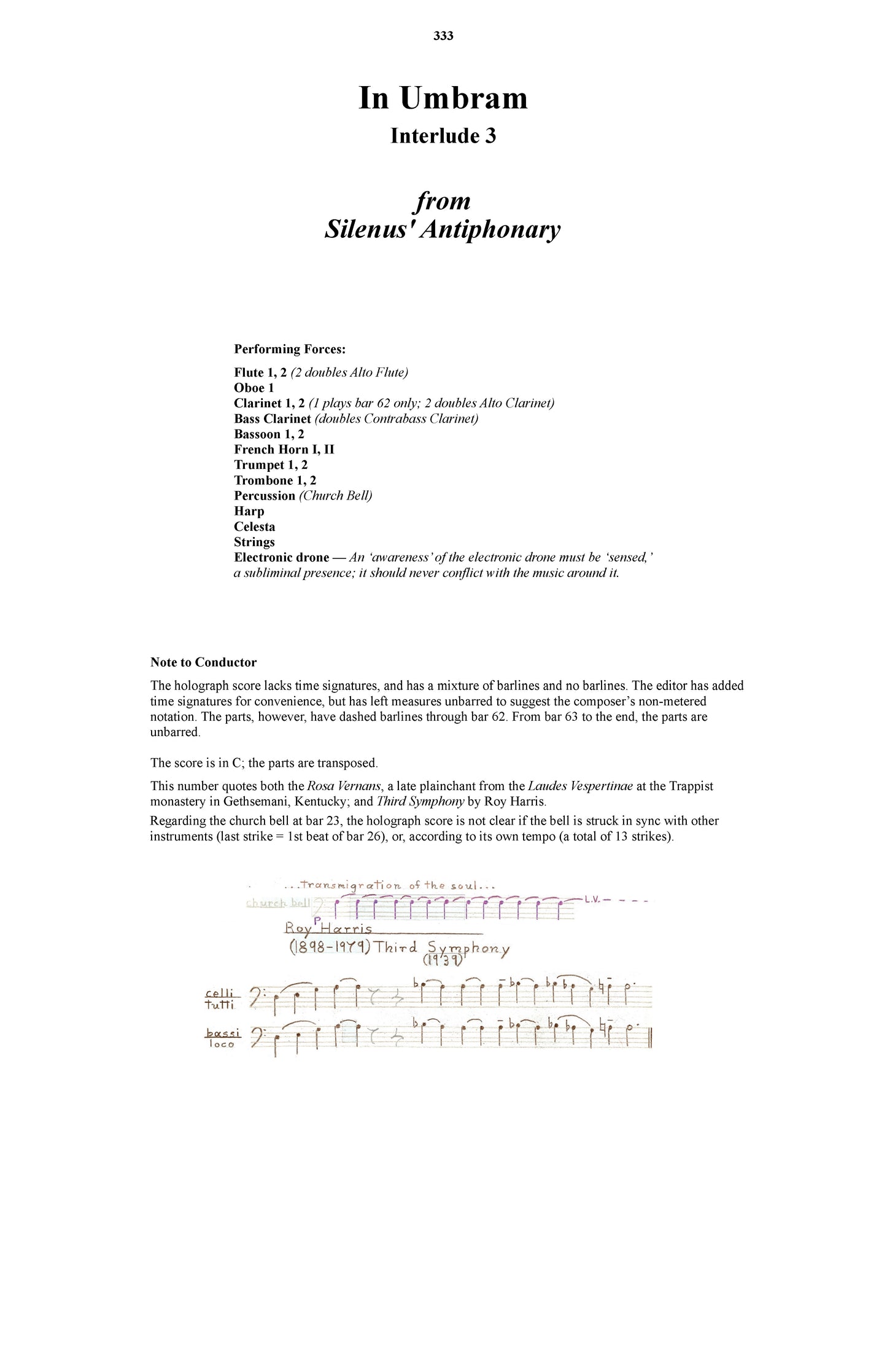 Silenus' Antiphonary
