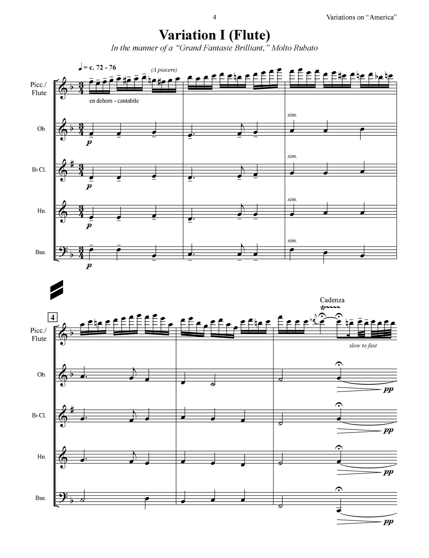 Variations on "America"