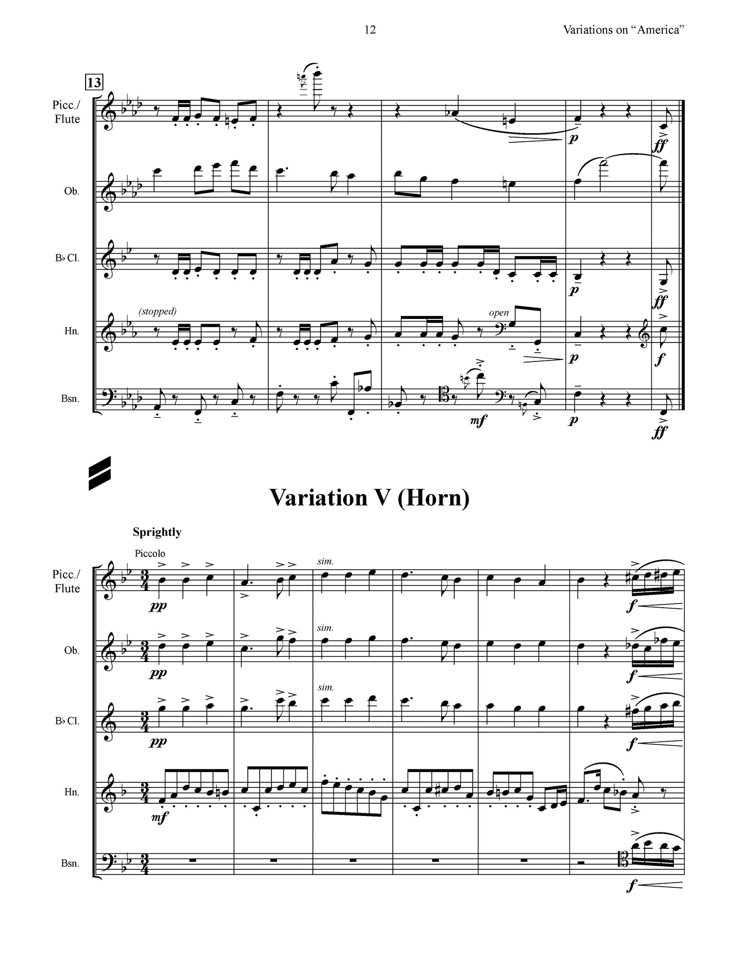 Variations on "America"