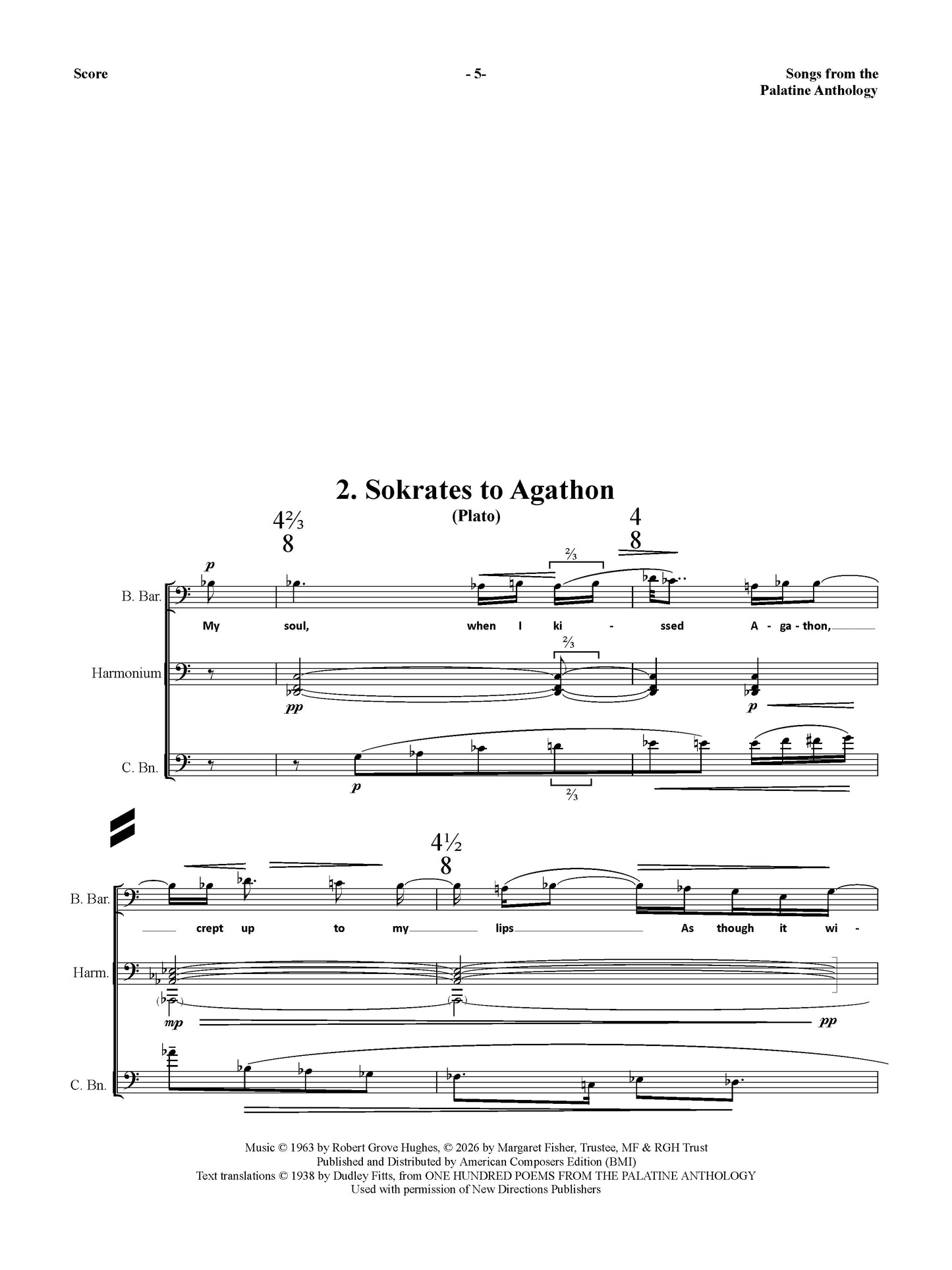 Songs from the Palatine Anthology