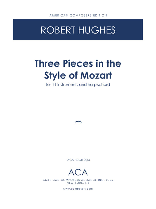 Three Pieces in the Style of Mozart