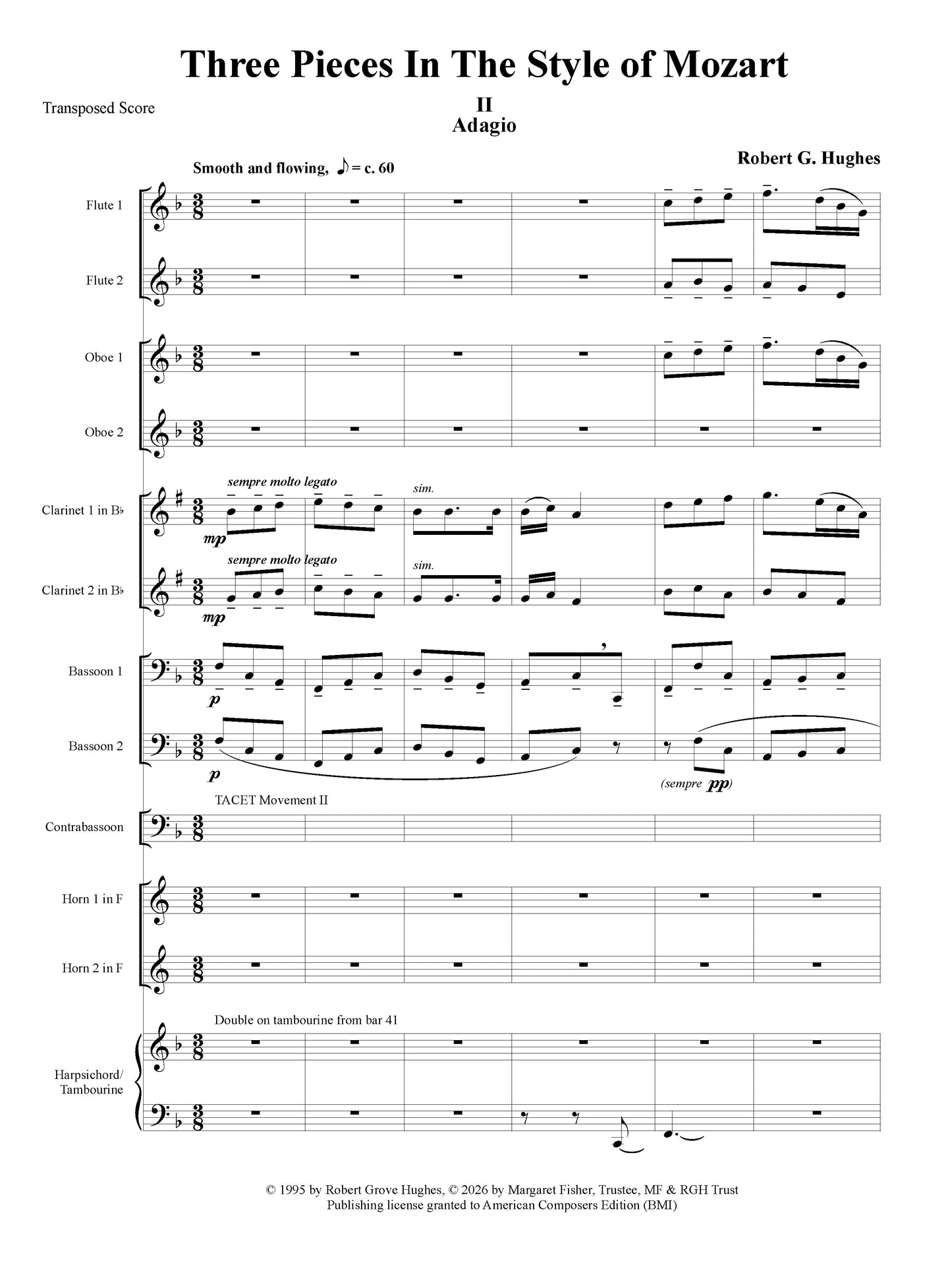 Three Pieces in the Style of Mozart