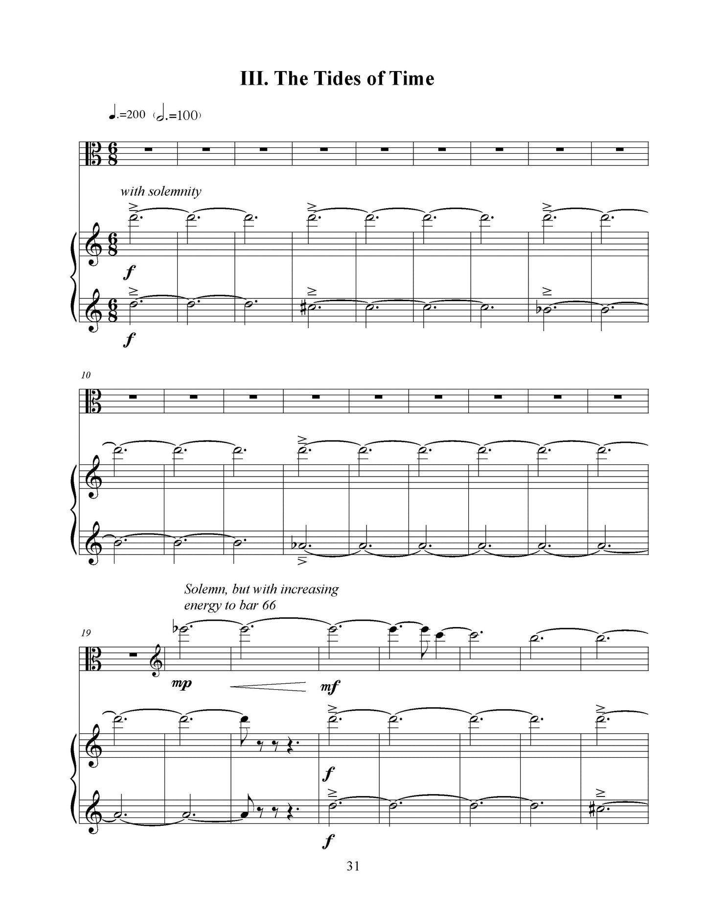 Sonata for Viola and Piano