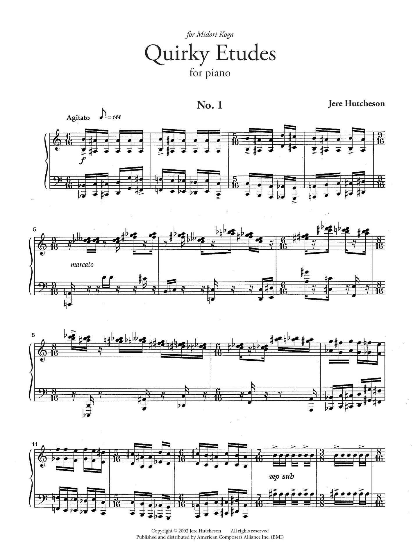 Quirky Etudes