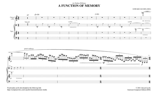 FUNCTION OF MEMORY