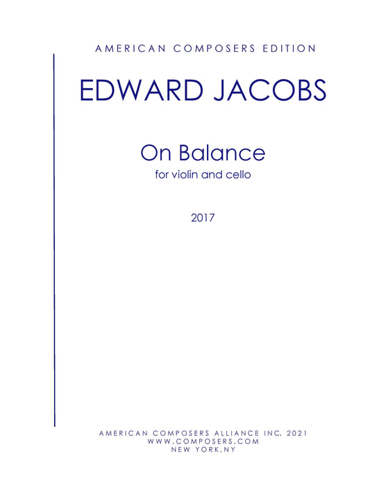 On Balance (for Violin and Cello)