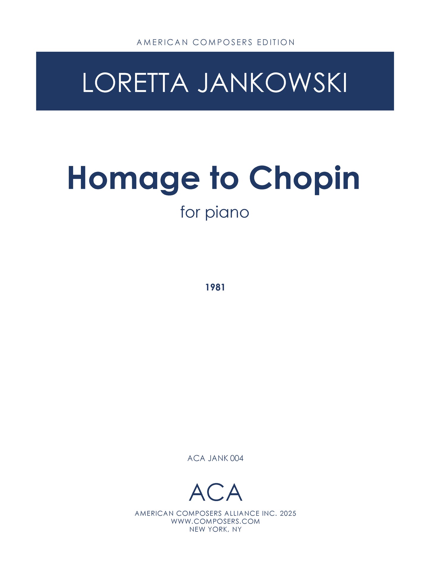 Homage to Chopin