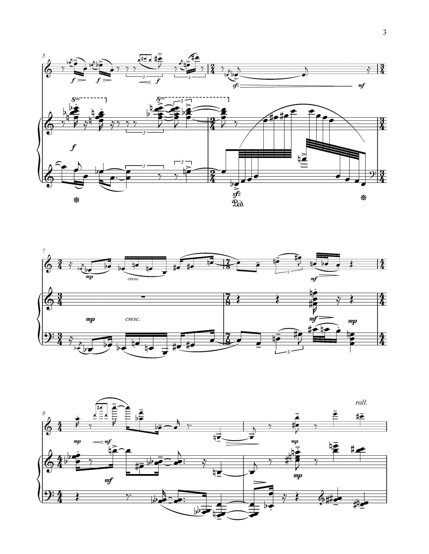 RHAPSODY FOR VIOLIN AND PIANO