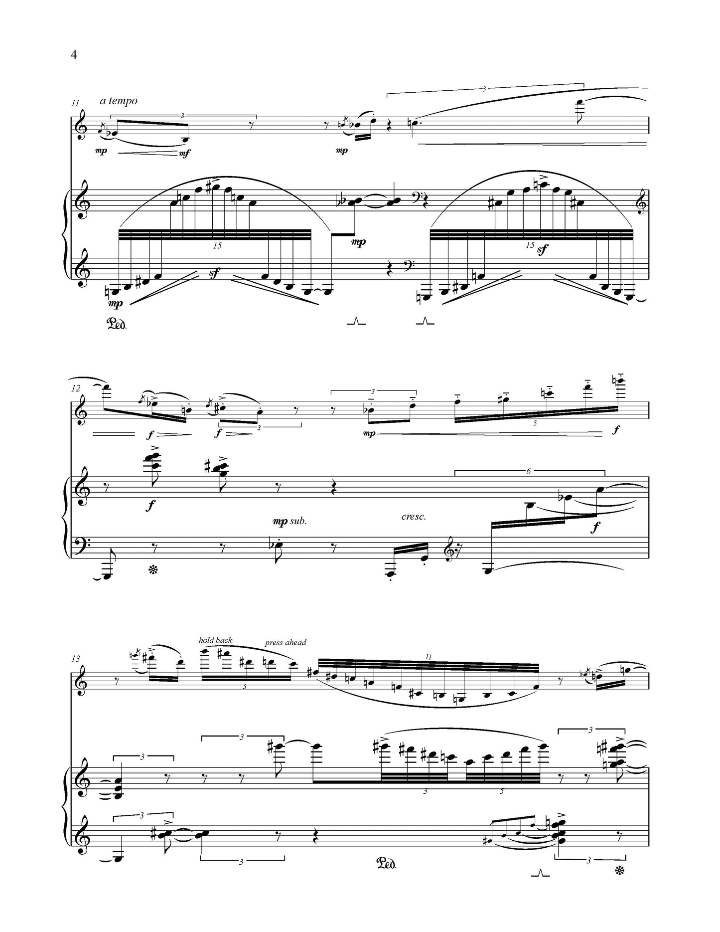 RHAPSODY FOR VIOLIN AND PIANO