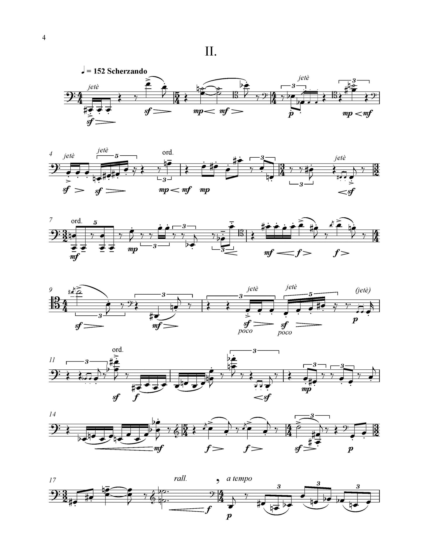 TWO LYRICS FOR SOLO CELLO