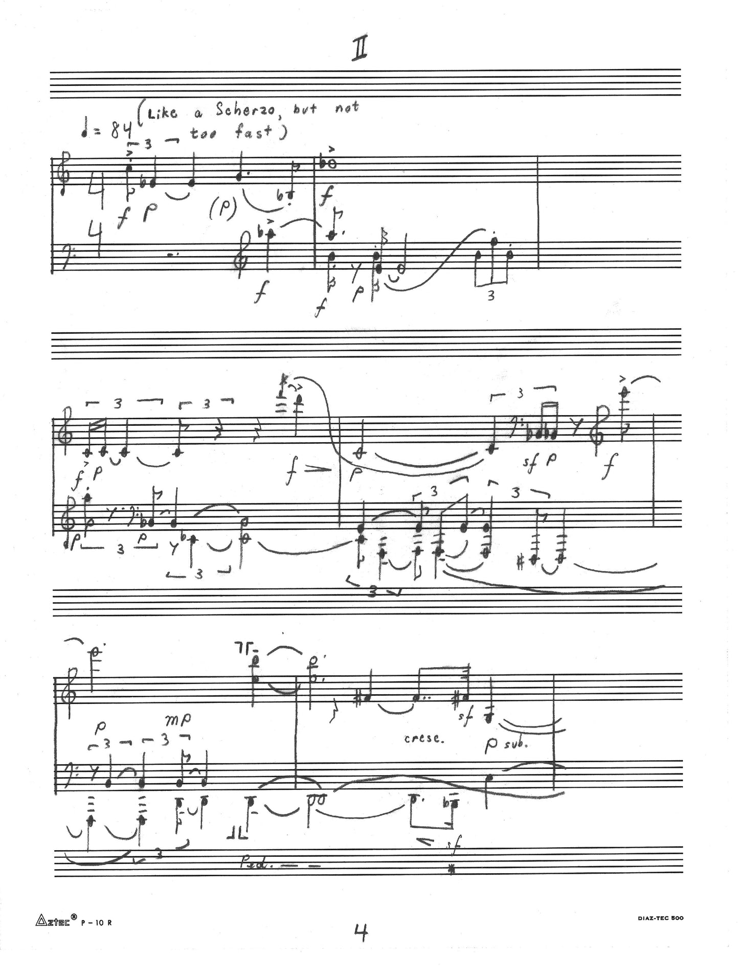 THREE MINIATURES FOR PIANO