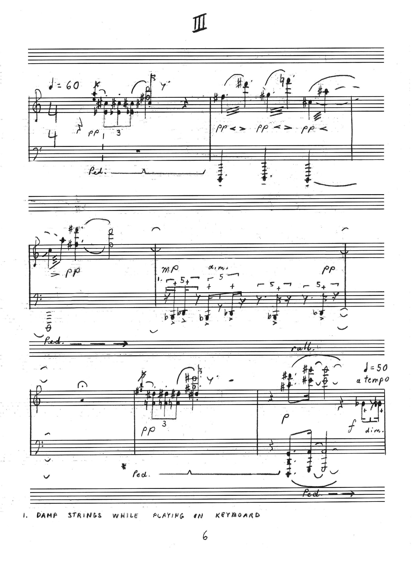 THREE MINIATURES FOR PIANO