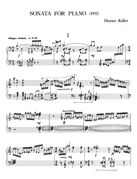 SONATA FOR PIANO (1972)