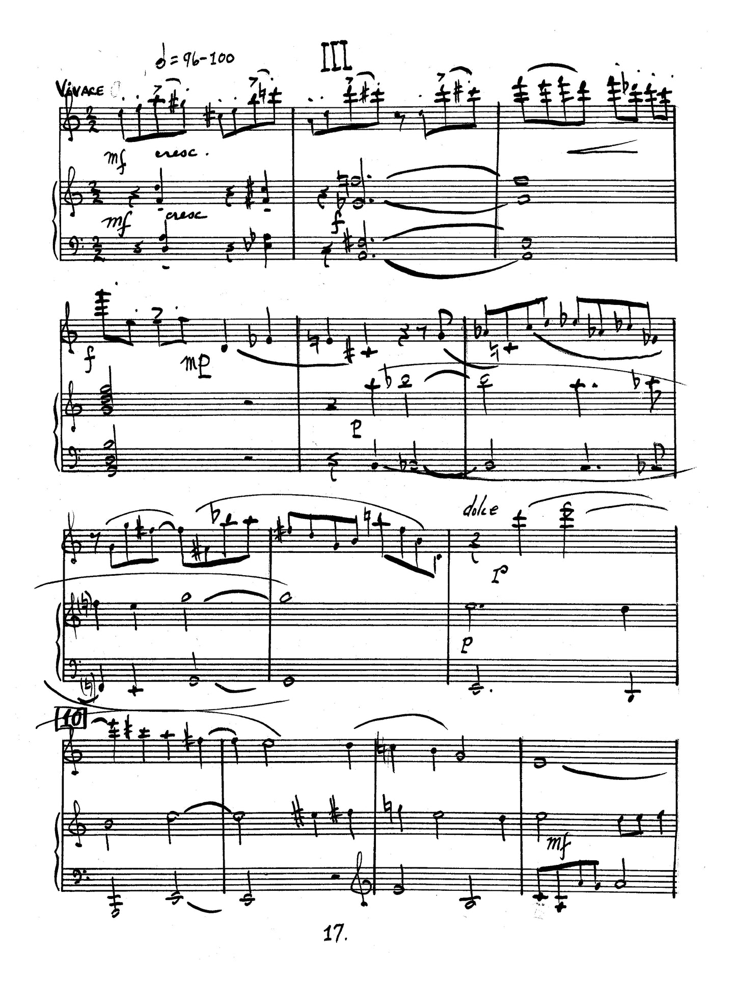 Sonata for Flute and Piano