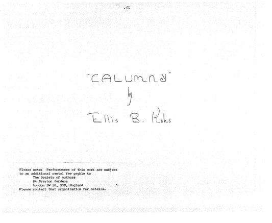 CALUMNY