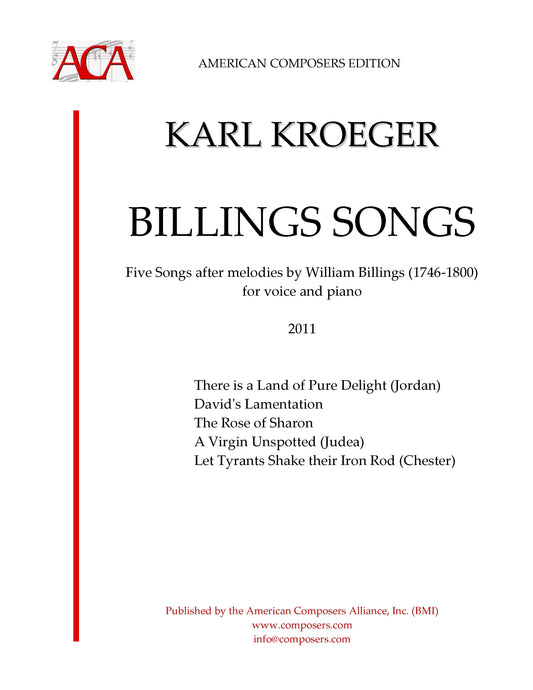 Billings Songs