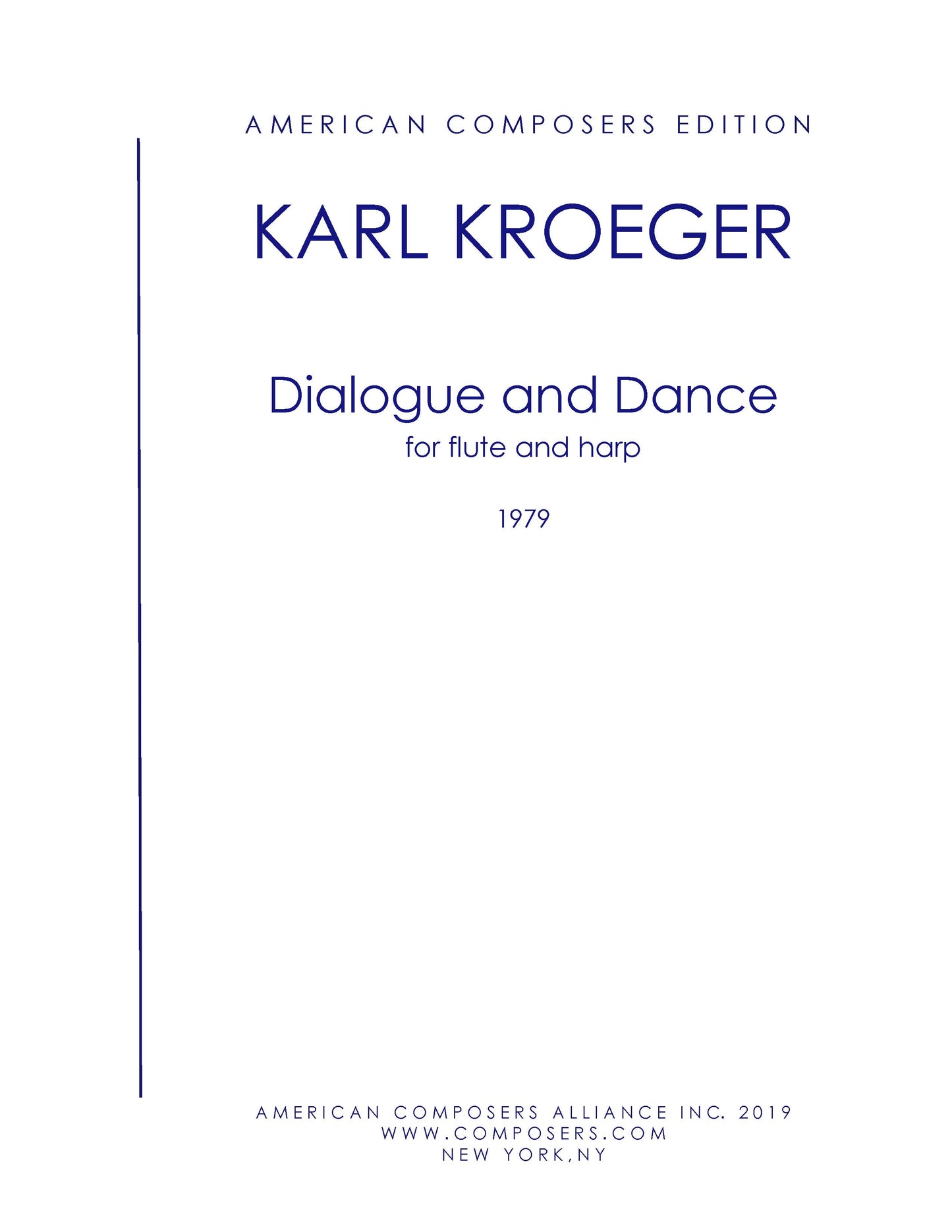 Dialogue and Dance for Flute and Harp