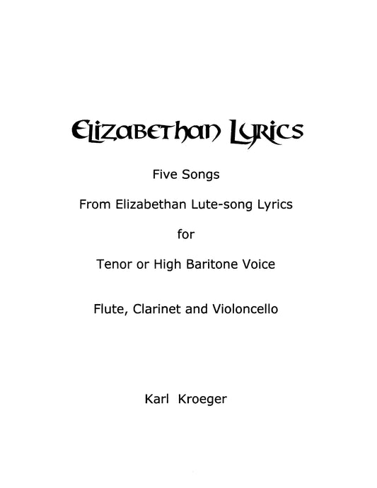 Elizabethan Lyrics