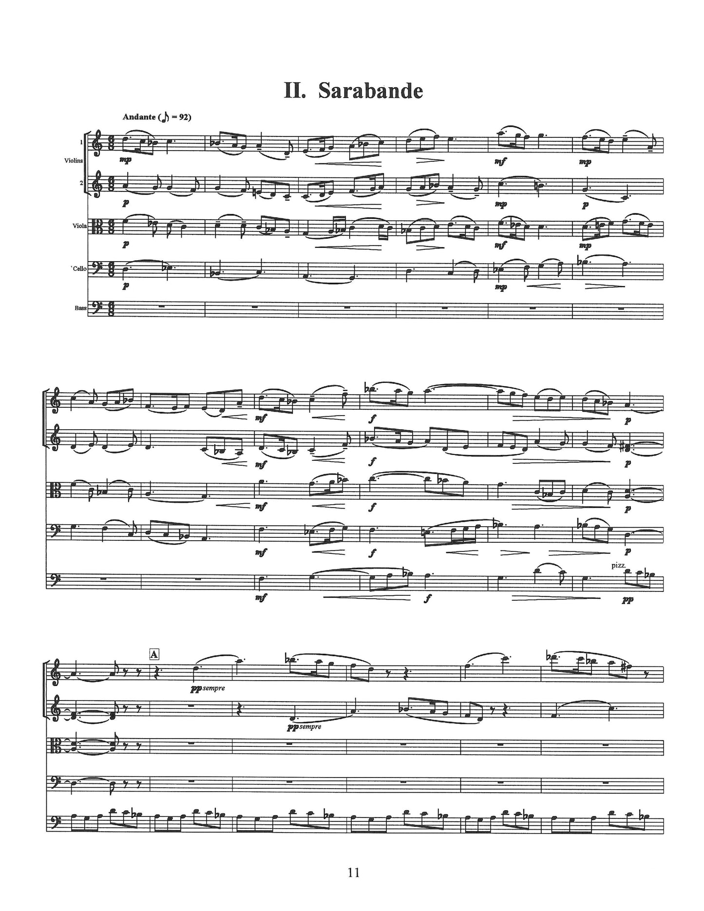 DANCE SUITE for string orchestra