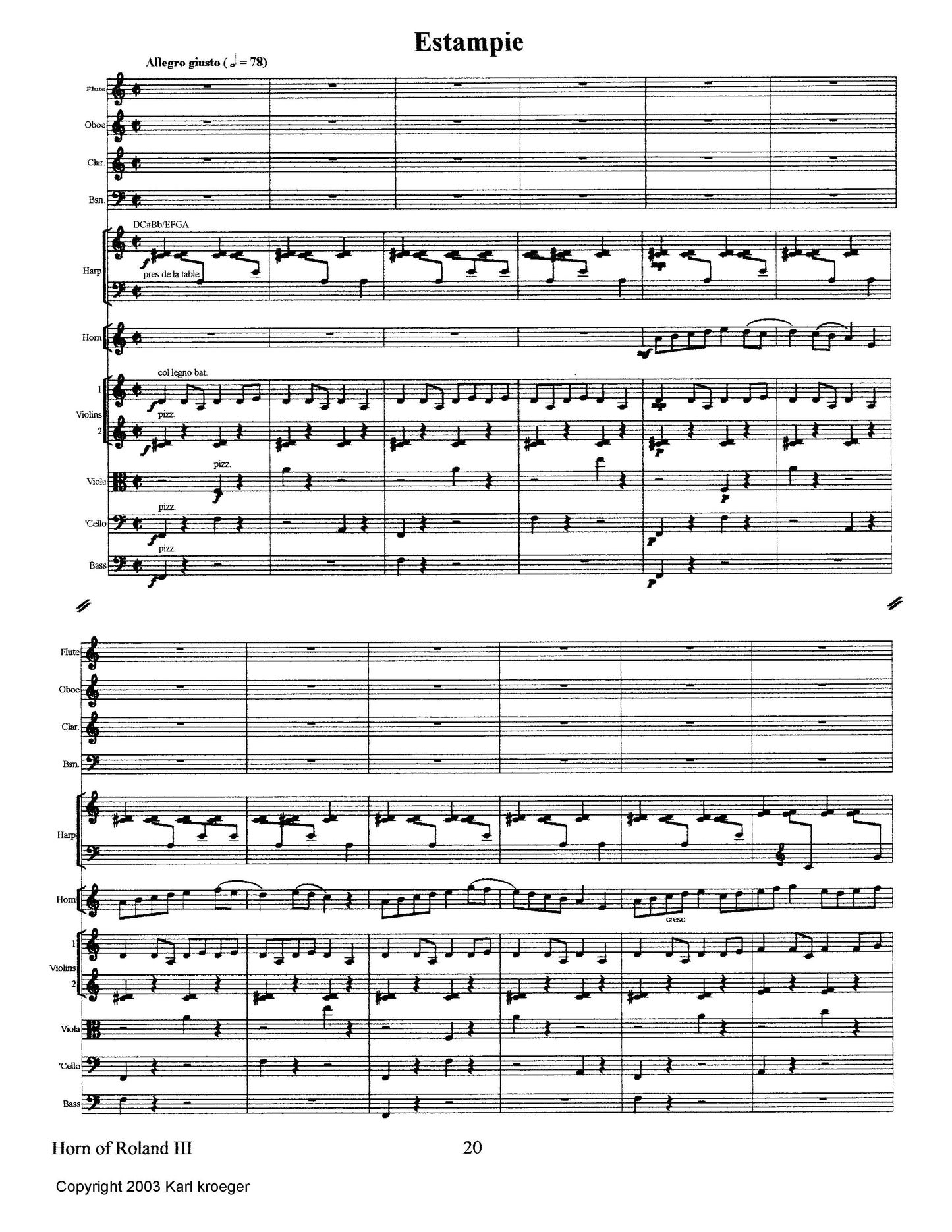 Horn of Roland (Suite for French Horn and Chamber Orchestra)