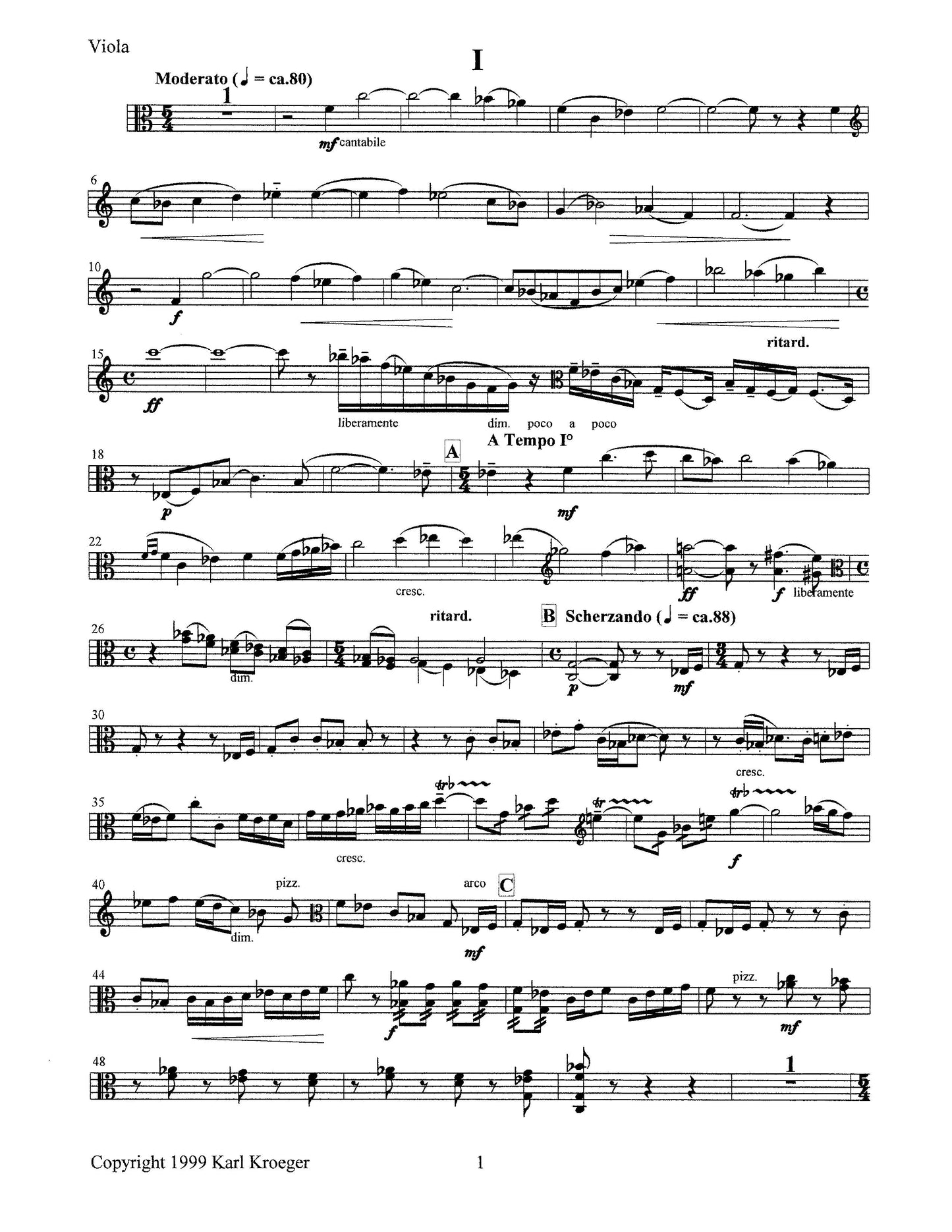 Sonata for Viola and Piano