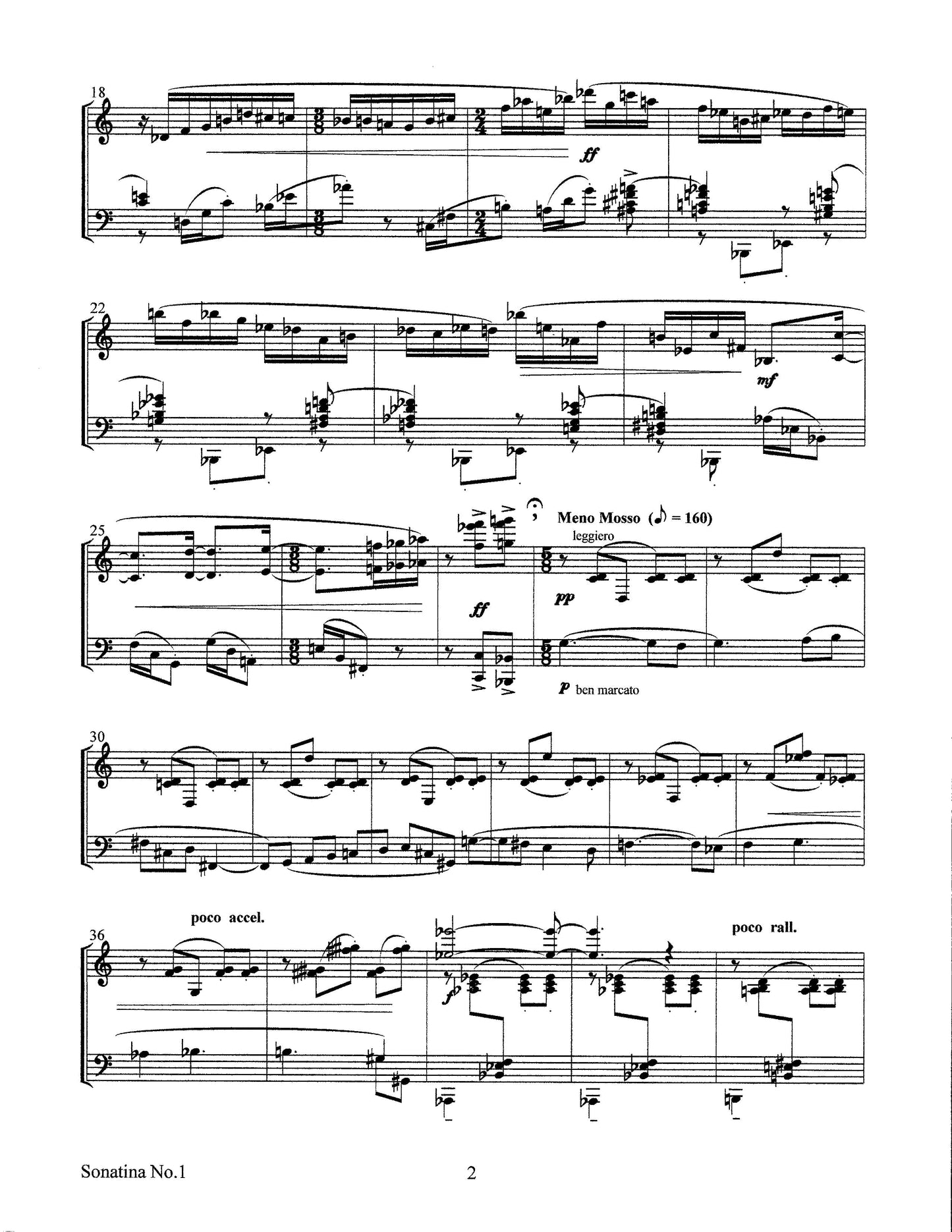 Sonatina No.1 for Piano