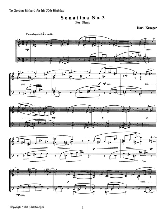 Sonatina No.3 for Piano