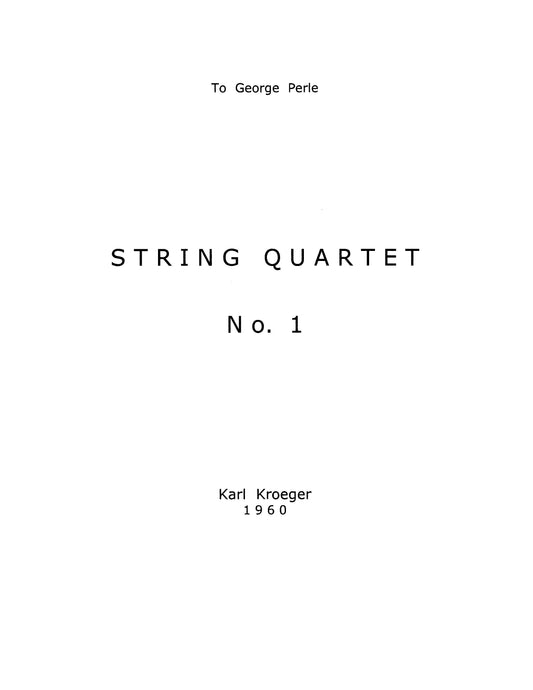 String Quartet No. 1