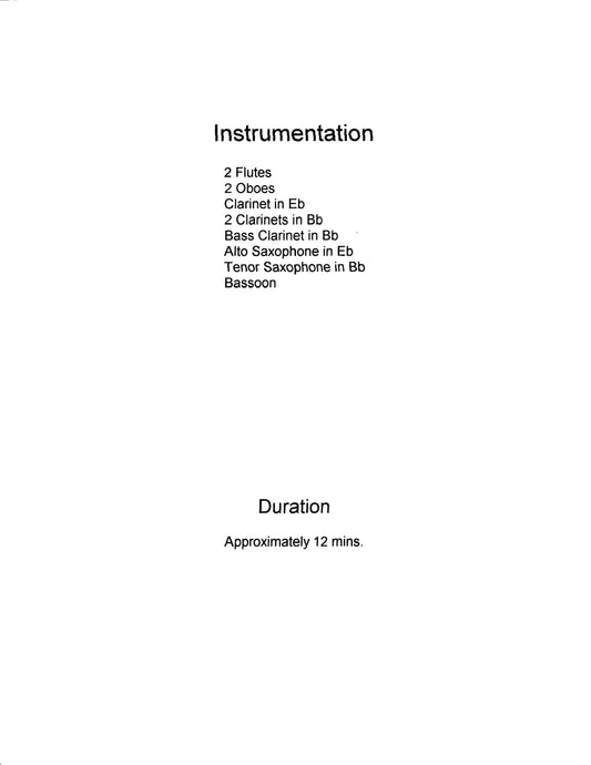 Suite for Woodwind Ensemble