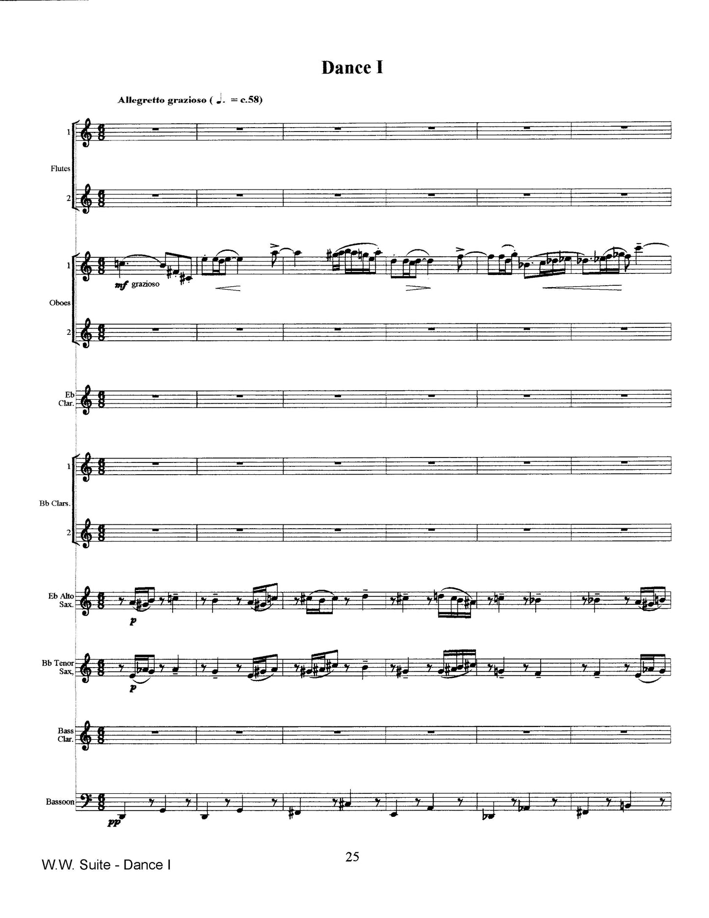 Suite for Woodwind Ensemble