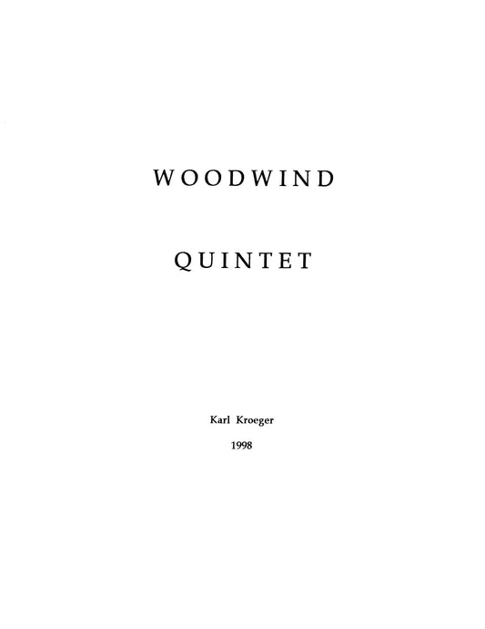 Woodwind Quintet No.1