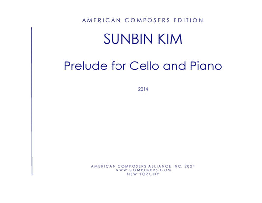 PRELUDE FOR CELLO AND PIANO