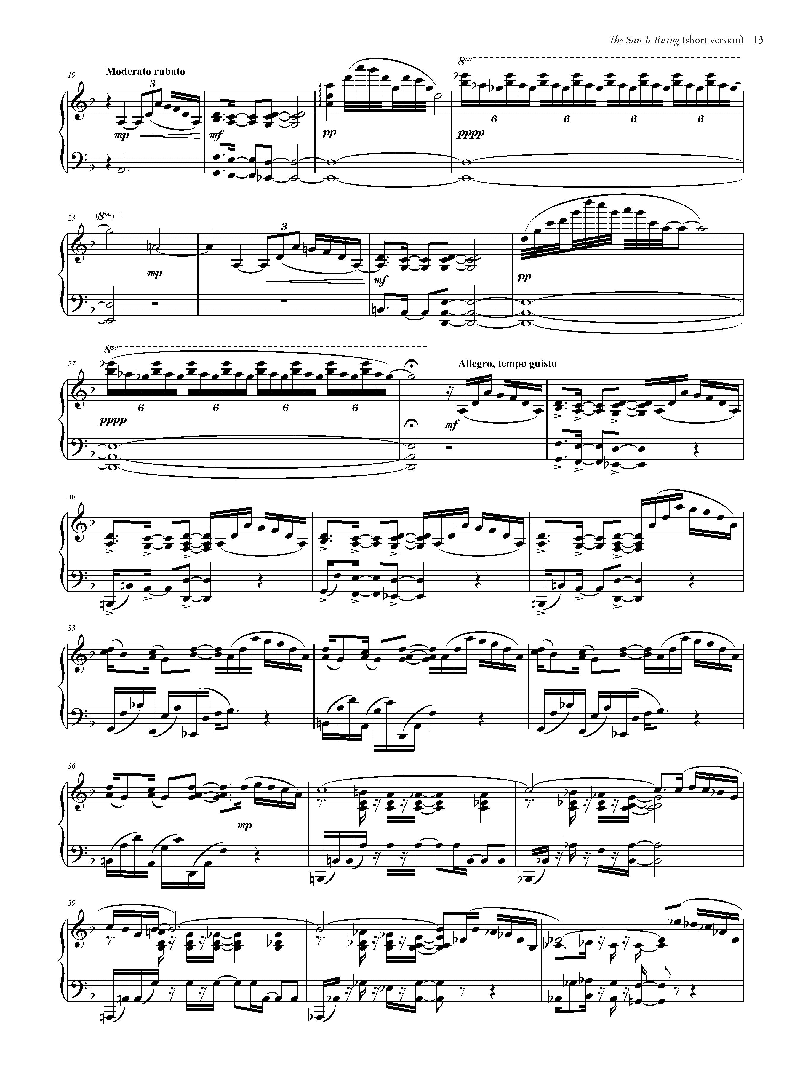 The Sun is Rising – American Composers Alliance