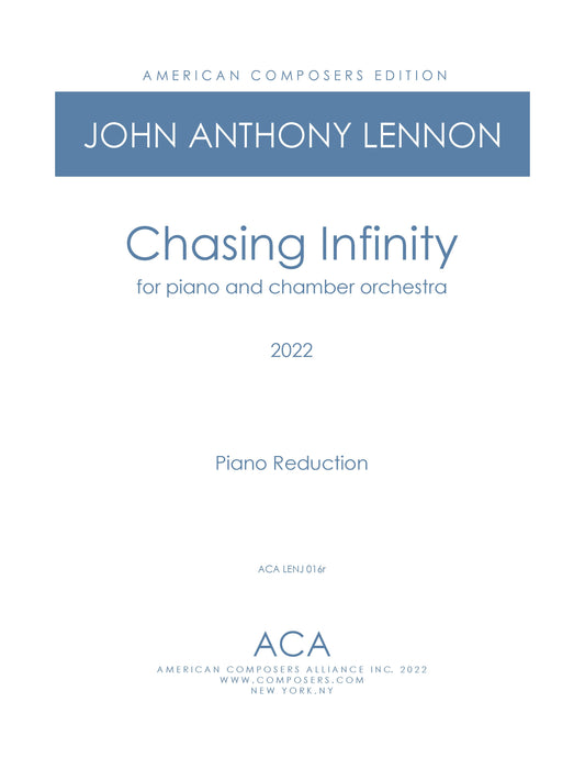 Chasing Infinity for Piano and Orchestra