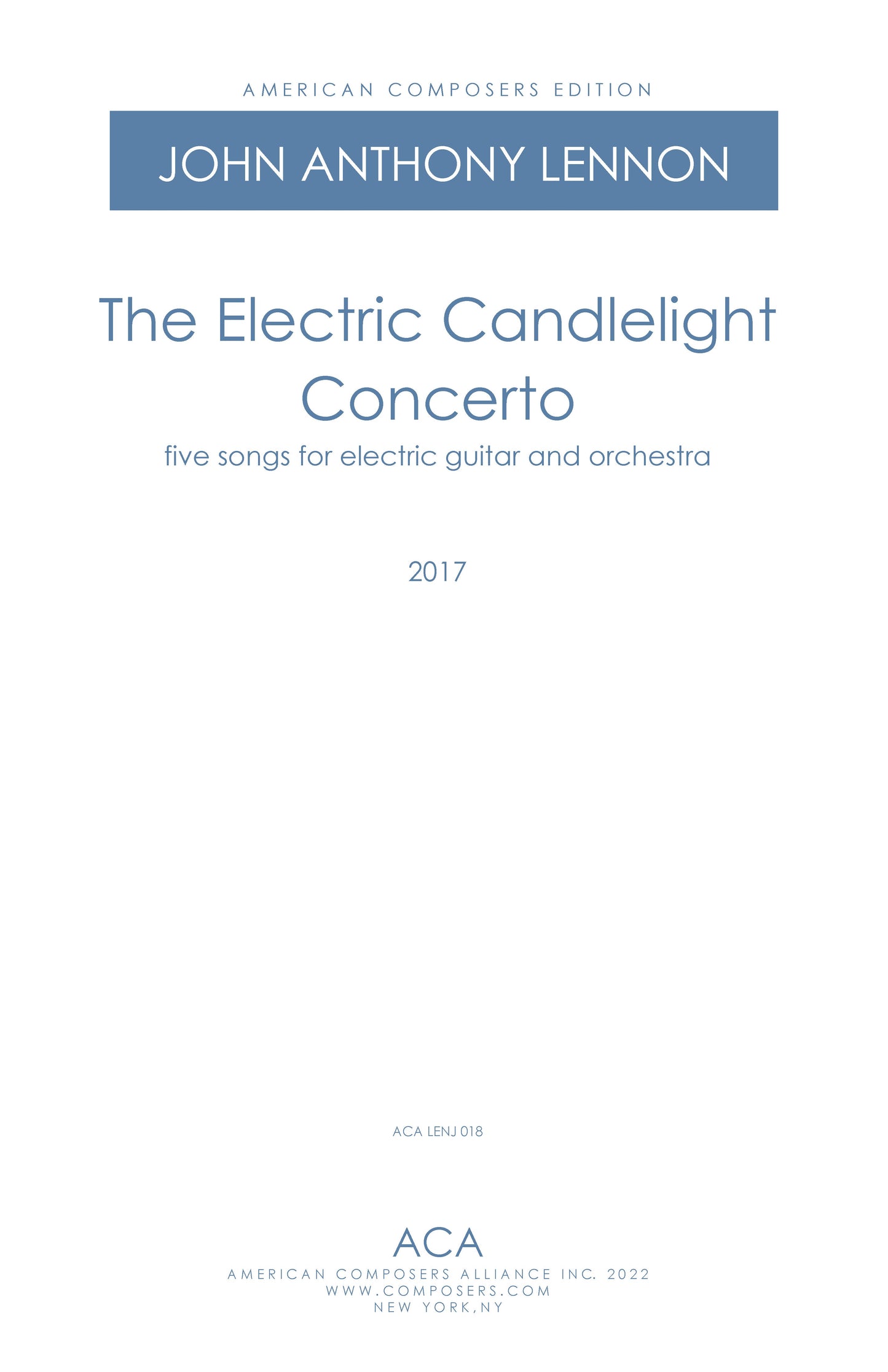 Electric Candlelight Concerto