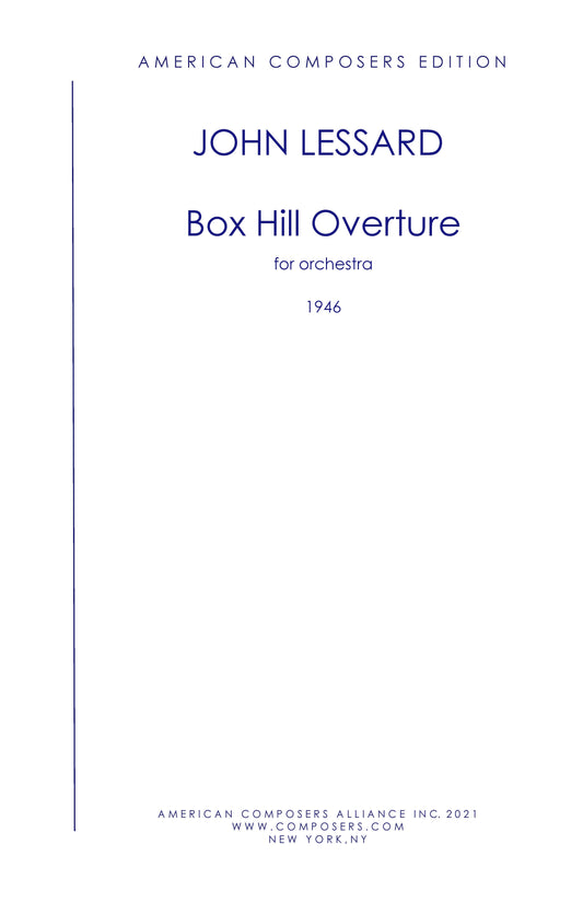 BOX HILL OVERTURE