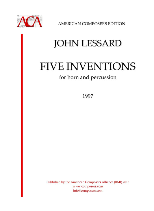 FIVE INVENTIONS FOR HORN AND PERCUSSION