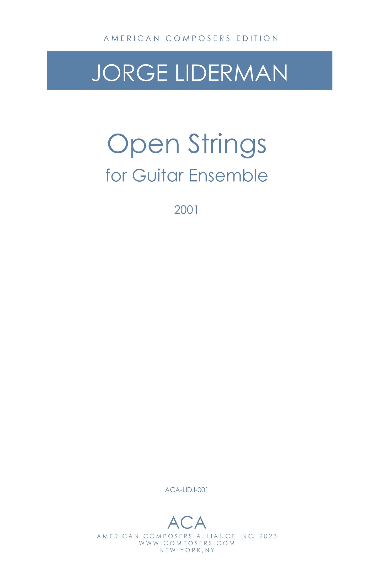 OPEN STRINGS