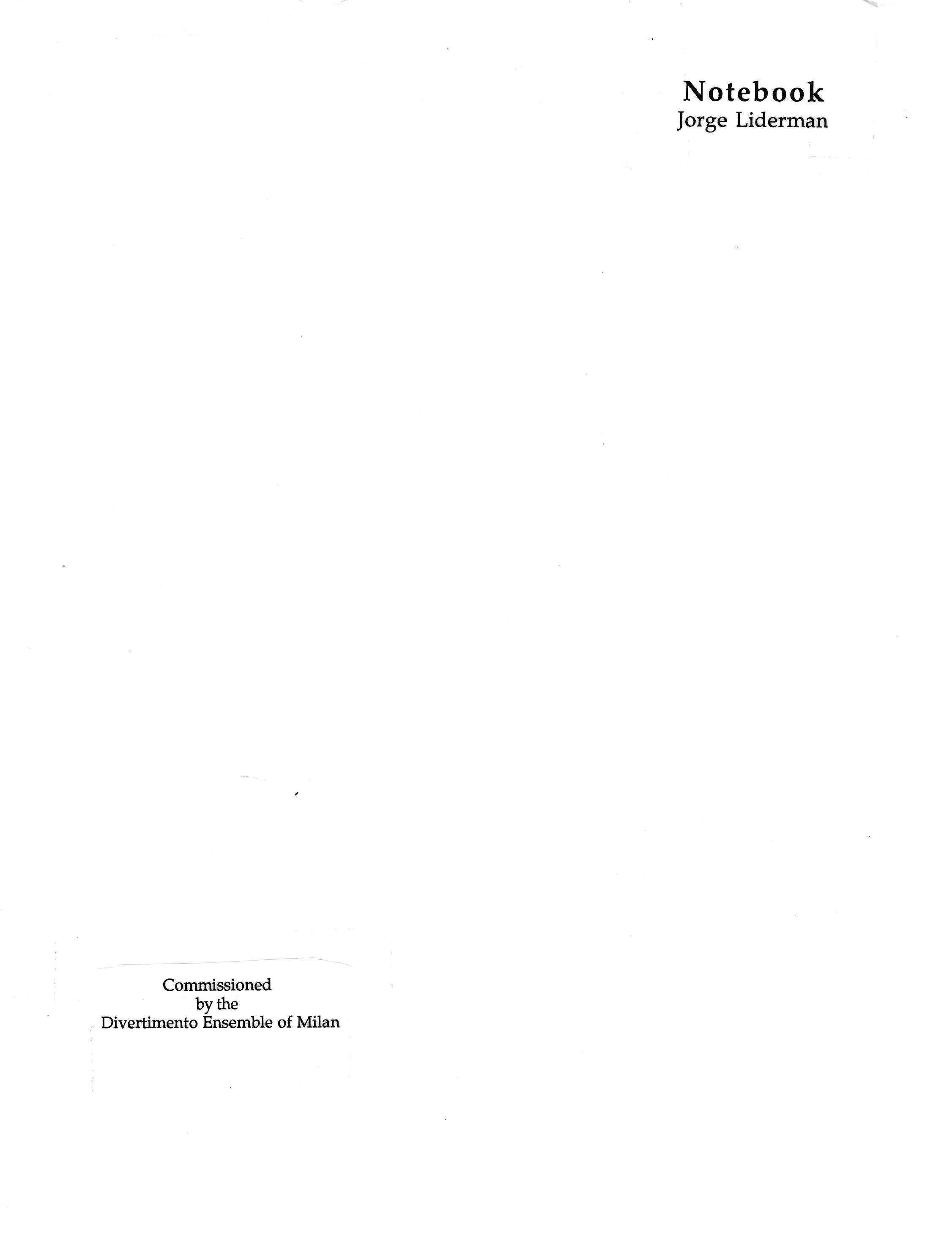NOTEBOOK – American Composers Alliance
