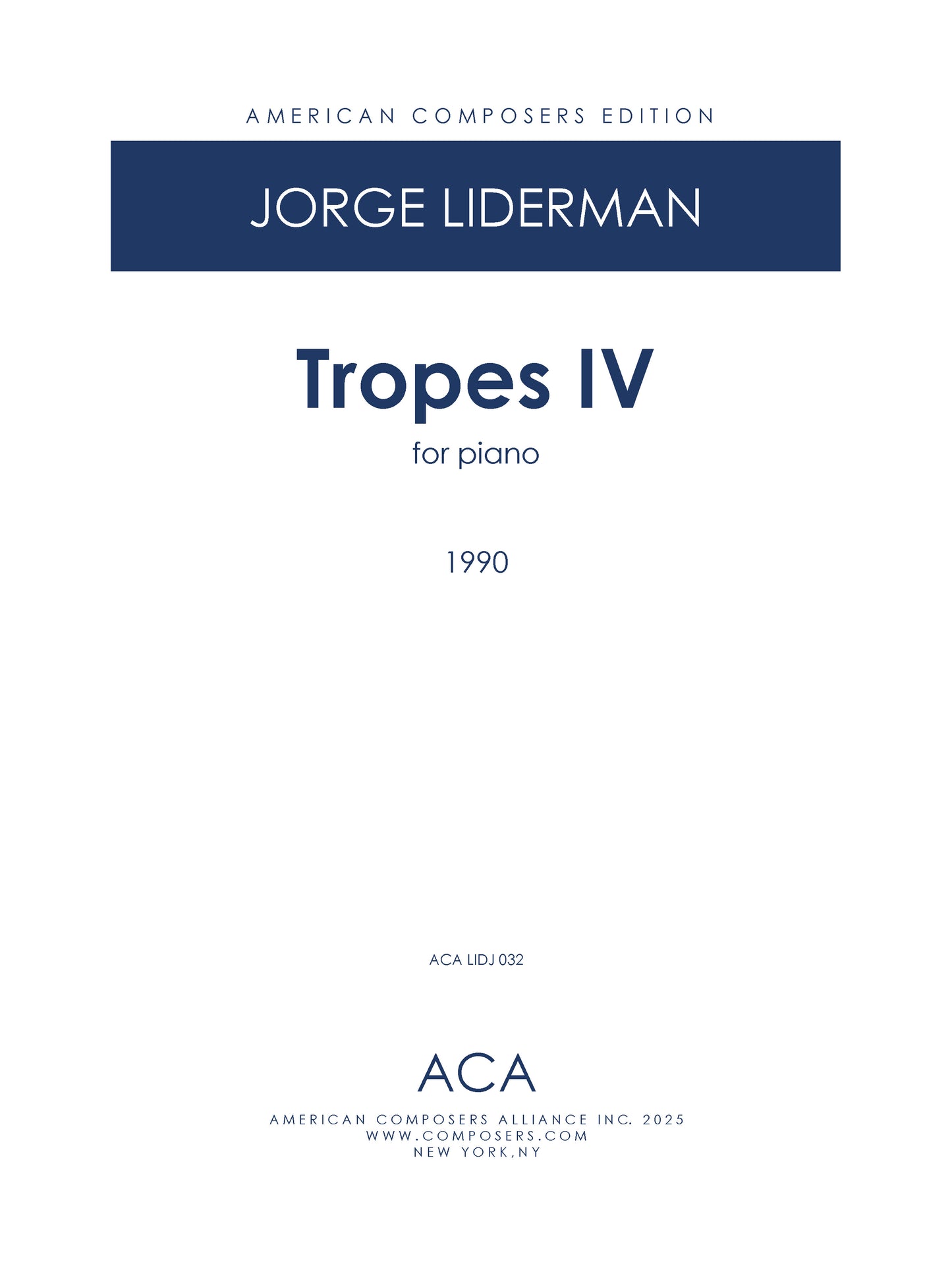 Tropes IV