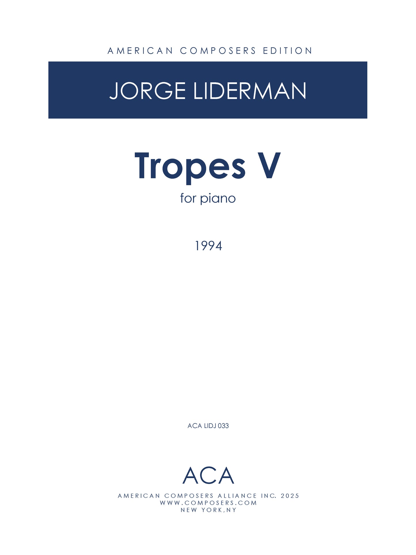 Tropes V