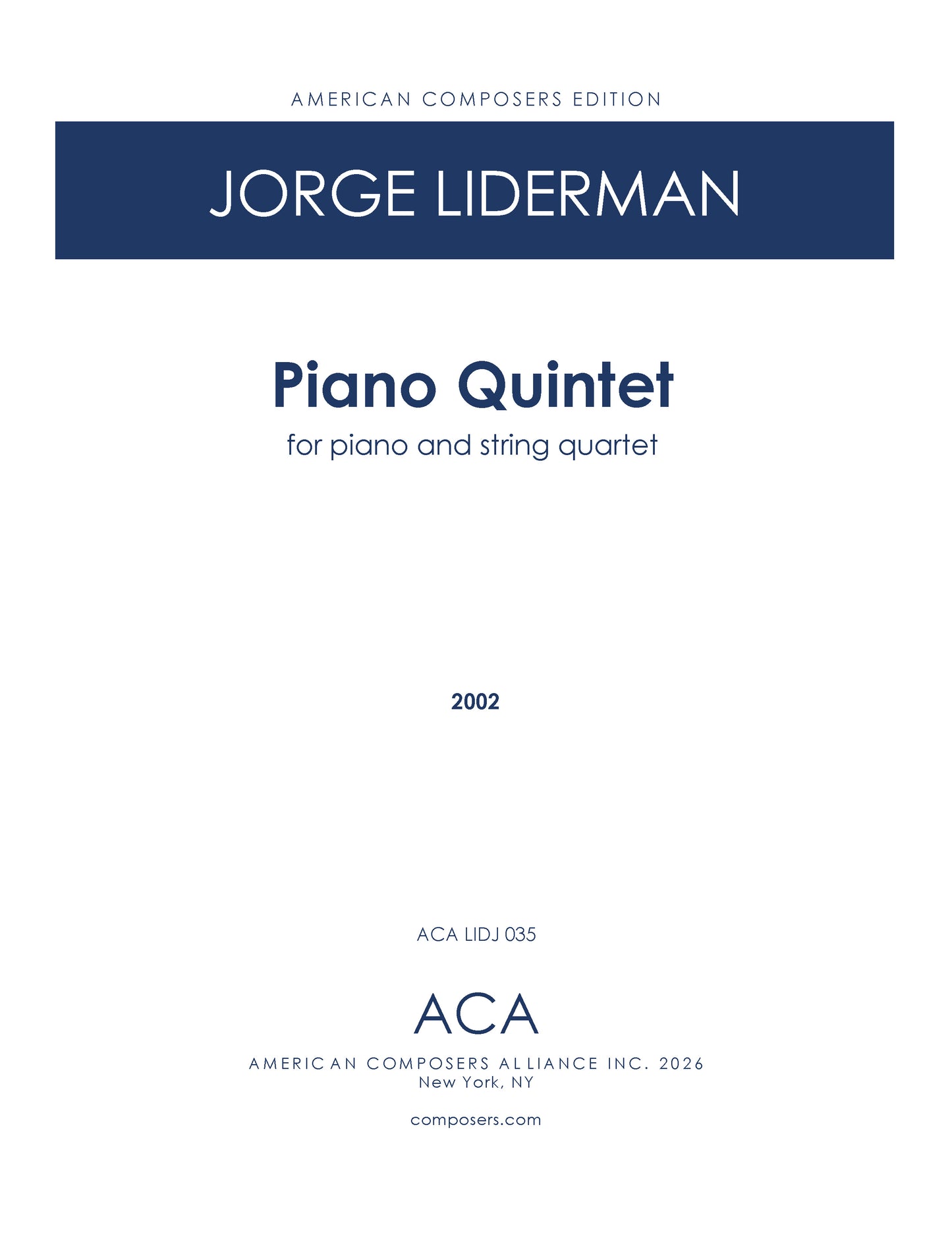 Piano Quintet