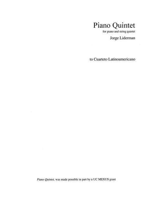 Piano Quintet