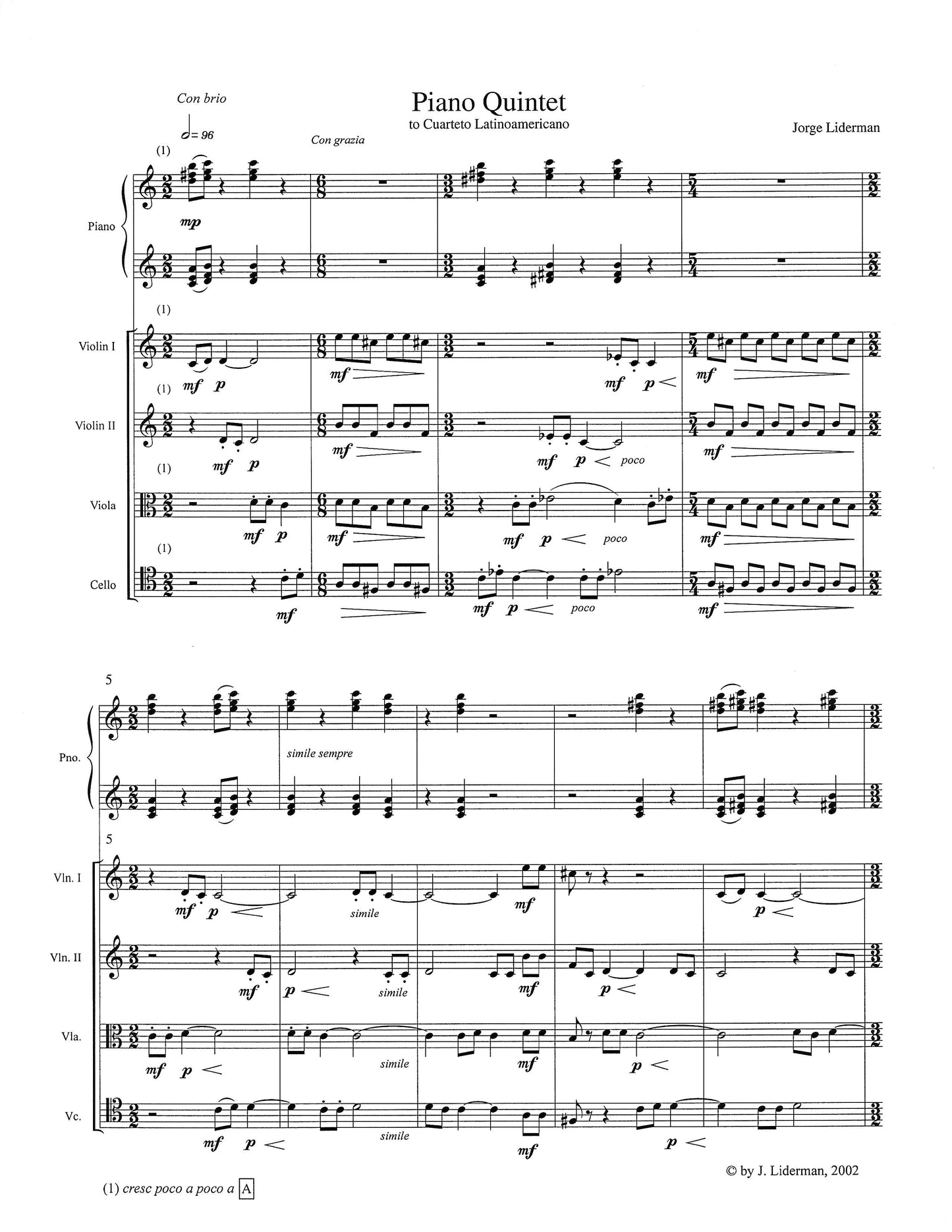 Piano Quintet